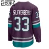 Lapsille NHL Anaheim Ducks Pelipaita 30th Anniversary Replica Jacob Silfverberg 2023-24 Kolmas Violetti